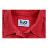 12 Years Dolce & Gabbana Denim Jacket - Medium Red Cotton