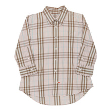  12 Years Burberry London Novacheck Shirt - Medium Beige Cotton