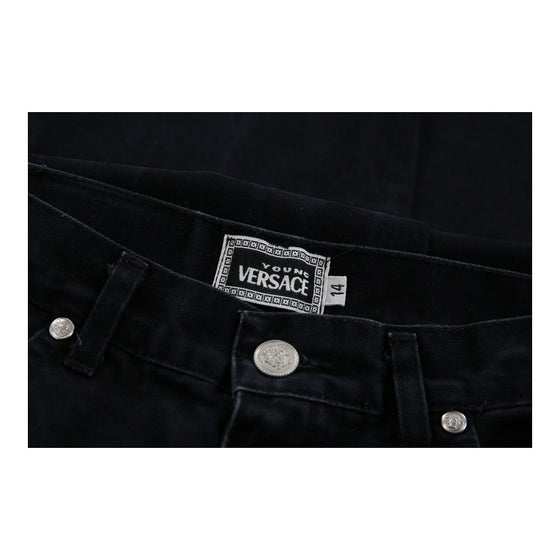 14 Years Versace Jeans - 26W 29L Black Cotton