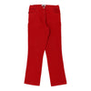 13-15 Years Moschino Jeans - 28W 27L Red Cotton