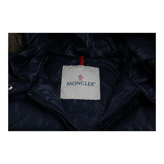 10 - 12 Years Moncler Coat - Medium Blue Polyester