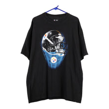 Denver Broncos T-Shirt Majestic Size Large Cloth Stitched Broncos Bl –  Shop Thrift World