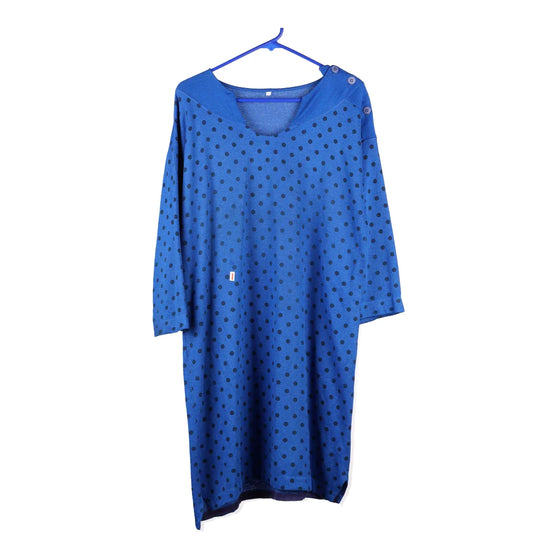 Vintage blue Unbranded Jumper Dress - womens x-large