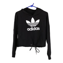  Vintage black Bootleg Adidas Hoodie - womens x-small