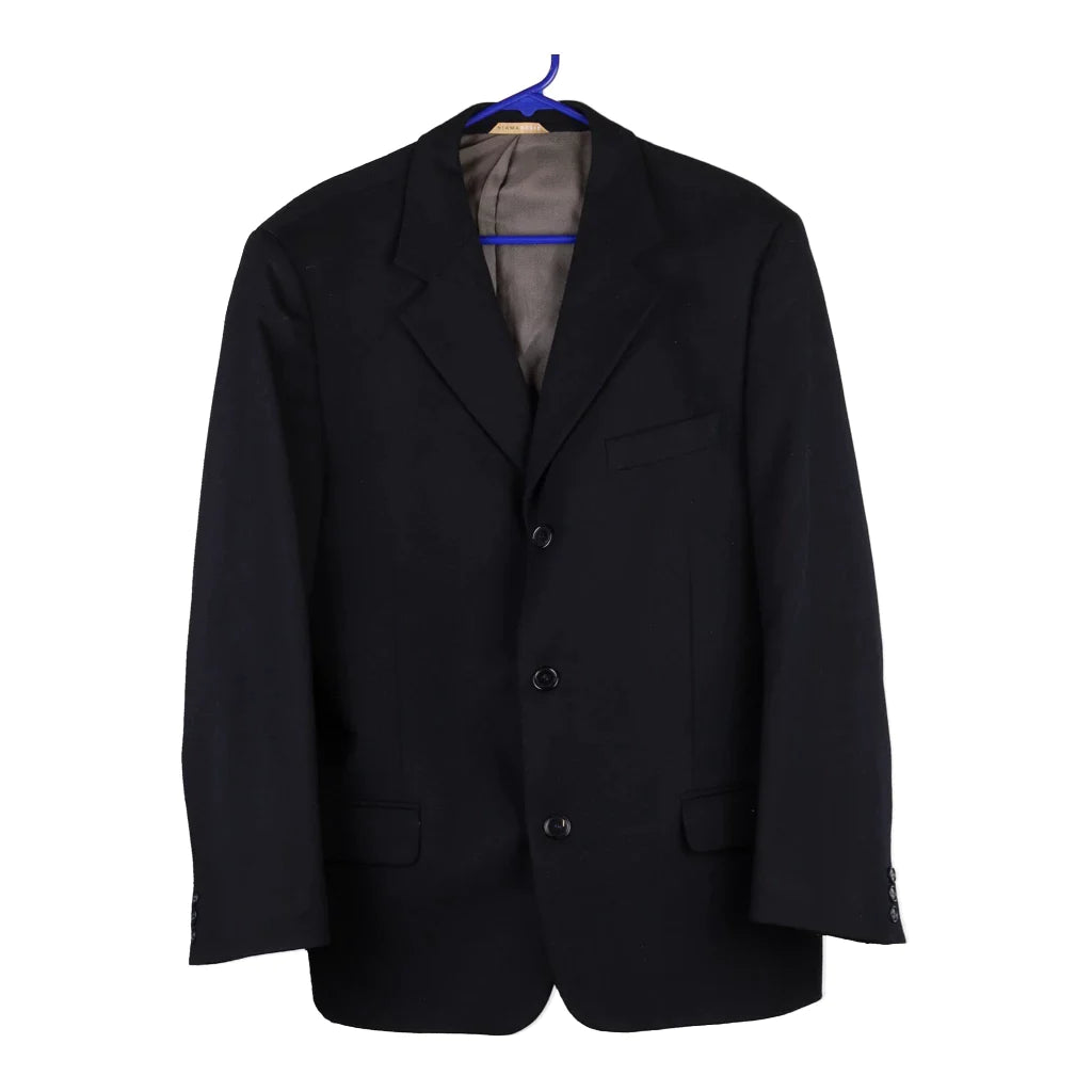 Niama Basic Blazer - XL Navy Wool – Thrifted.com