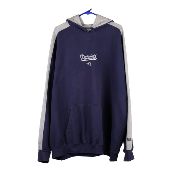 New England Patriots Nfl NFL Hoodie - 3XL Navy Cotton Blend