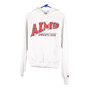 Vintage white Aims Community College Champion Hoodie - mens x-small