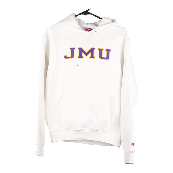 Vintage white James Madison University Champion Hoodie - womens small