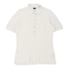 Armani Jeans Polo Shirt - XL White Viscose Blend