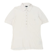  Armani Jeans Polo Shirt - XL White Viscose Blend