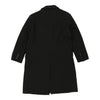 Moschino Jeans Trench Coat - Large Black Wool Blend