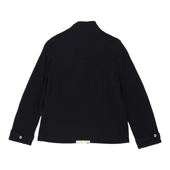 Luisa Spagnoli Zip Up - Small Navy Virgin Wool