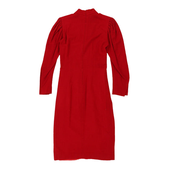 Luisa Spagnoli Midi Dress - Medium Red Wool Blend