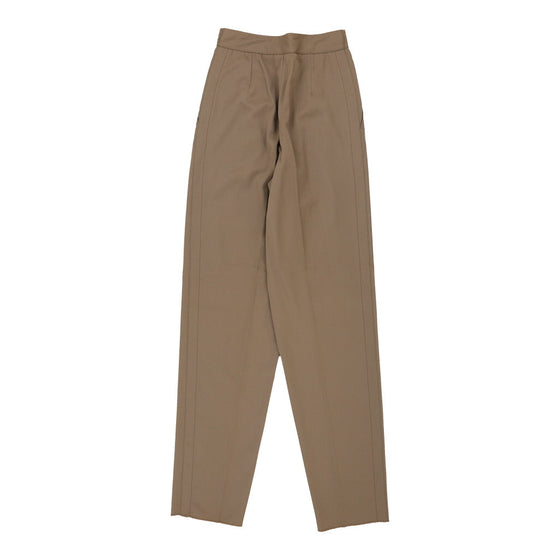 Les Copains Trousers - 25W UK 8 Beige Wool