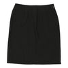 Armani Jeans Mini Skirt - 28W UK 8 Black Wool Blend