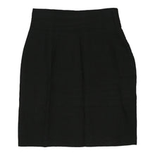  Oliver By Valentino Mini Skirt - 26W UK 6 Black Linen