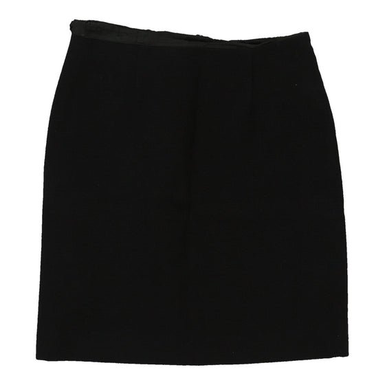 Moschino Mini Skirt - 28W UK 8 Black Angora Blend