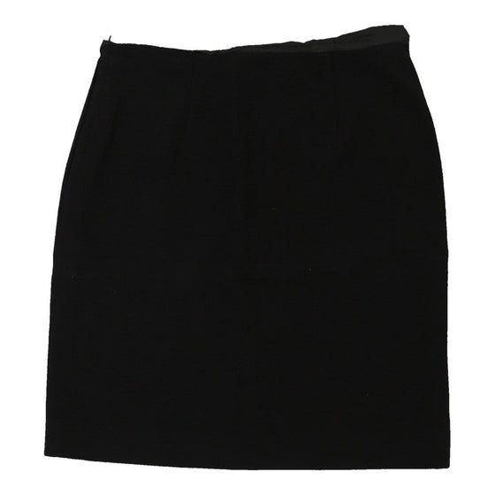 Moschino Mini Skirt - 28W UK 8 Black Angora Blend