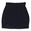 Cheap & Chic Moschino Mini Skirt - 26W UK 6 Navy Viscose Blend