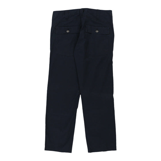 Armani Jeans Trousers - 33W UK 14 Blue Cotton