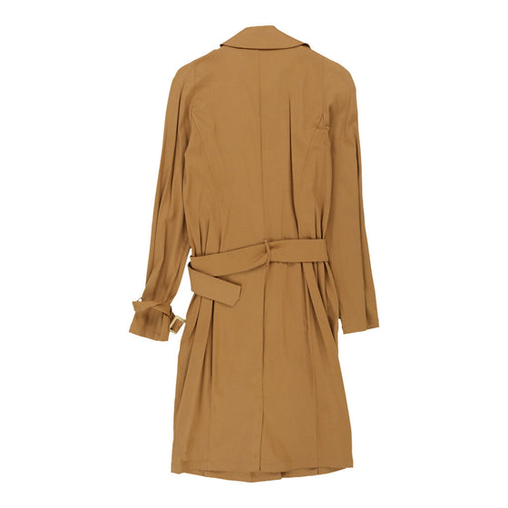 Versace V2 Classic Trench Coat - Small Beige Cotton Blend