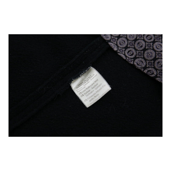 Byblos Overcoat - XL Black Wool Blend