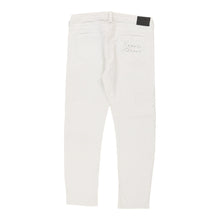  New Cameron Emporio Armani Jeans - 32W UK 10 White Cotton