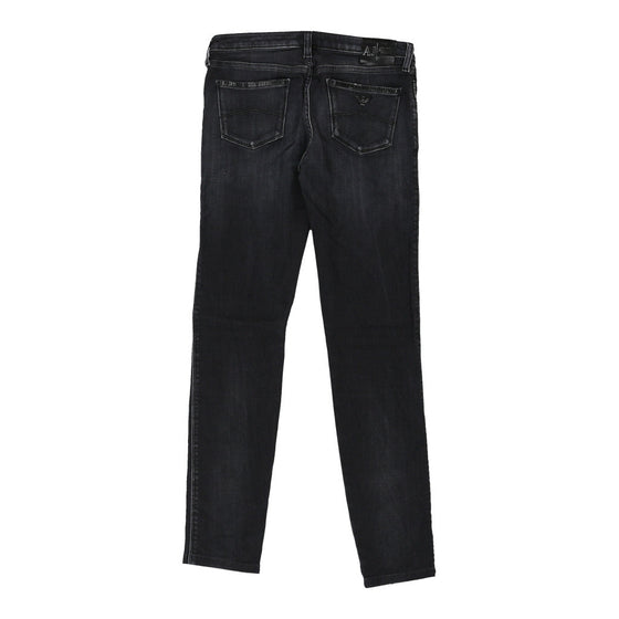 Lotus Armani Jeans Jeans - 29W UK 6 Black Cotton