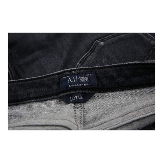 Lotus Armani Jeans Jeans - 29W UK 6 Black Cotton