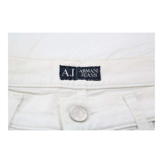 Vintage white Armani Jeans Jeans - mens 31" waist