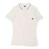 Vintage white Armani Jeans Polo Shirt - mens x-large