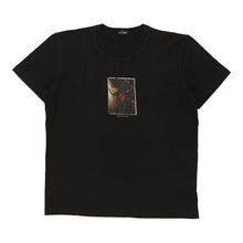  Armani Jeans Graphic T-Shirt - Large Black Cotton