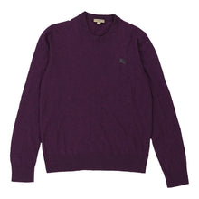  Burberry Brit Jumper - Large Purple Wool