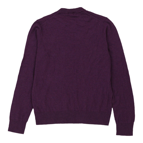 Burberry Brit Jumper - Large Purple Wool