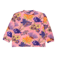  Les Copains Floral Sweatshirt - 2XL Pink Cotton