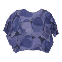  Moschino Sheer Blouse - Small Purple Silk