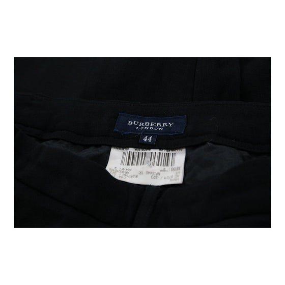 Burberry London Trousers - 28W UK 10 Black Wool Blend