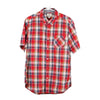 Vintage red Timberland Short Sleeve Shirt - mens large