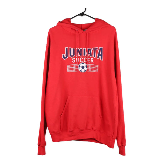 Vintagered Juniata Soccer Champion Hoodie - mens large