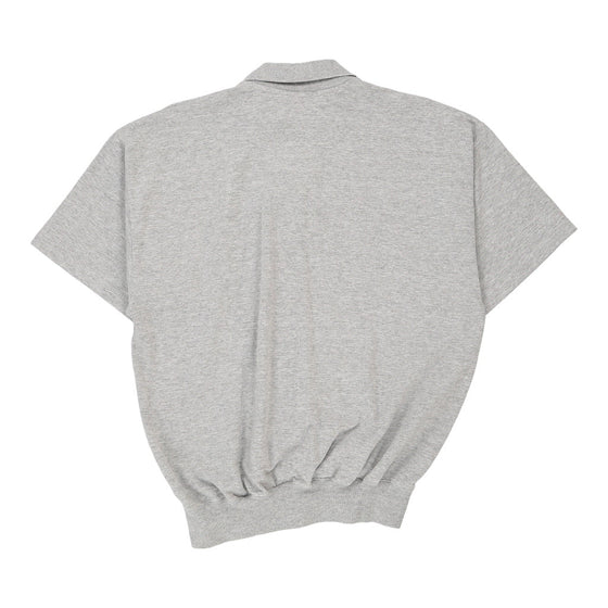 Vintage grey Champion Polo Shirt - womens x-large