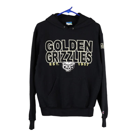 Golden Grizzlies Champion Hoodie - Small Black Cotton Blend - Thrifted.com