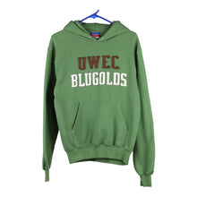  Uwec Blugolds Champion Hoodie - Small Green Cotton Blend - Thrifted.com