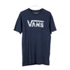 Pre-Loved navy Vans T-Shirt - mens medium