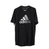 Vintage black Adidas T-Shirt - mens xx-large