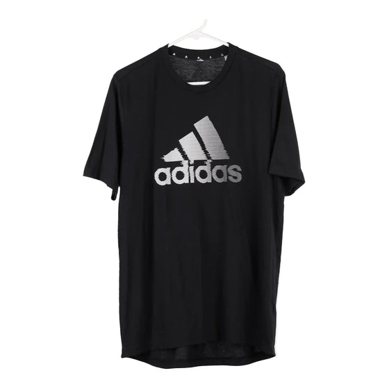 Vintage black Adidas T-Shirt - mens xx-large