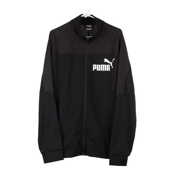 Vintage black Puma Track Jacket - mens x-large