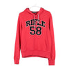 Vintage red Rifle Hoodie - mens large