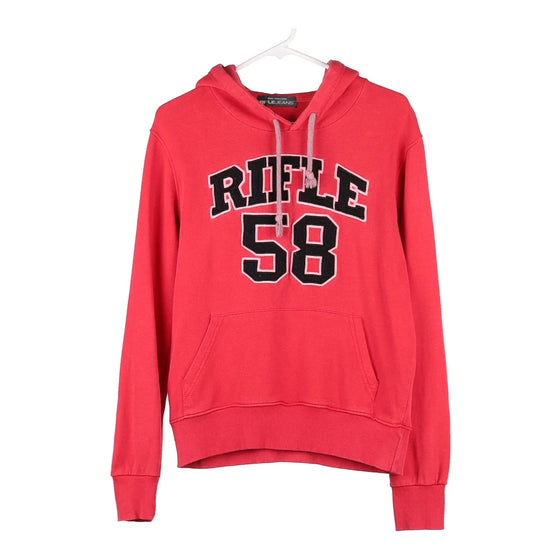 Vintage red Rifle Hoodie - mens large