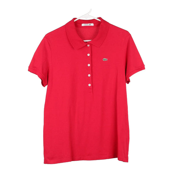 Vintage red Lacoste Polo Shirt - womens medium