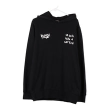  Vintage black Disclaimer Hoodie - mens x-large